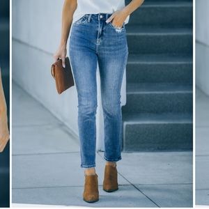 VICI benji high rise slim straight size 30